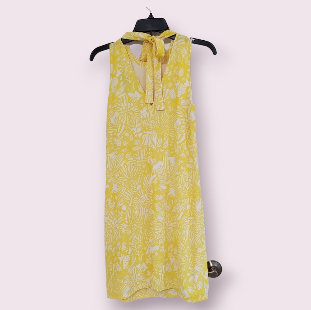 H&M Summer Dress, size 4, in yellow and white